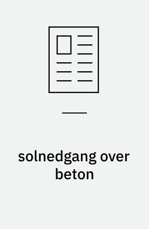 solnedgang over beton: Replik