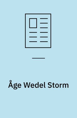 Åge Wedel Storm