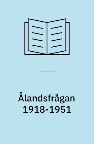 Ålandsfrågan 1918-1951
