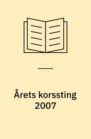 Årets korssting 2007