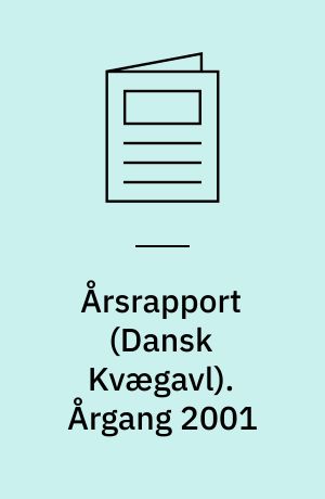 Årsrapport (Dansk Kvægavl). Årgang 2001