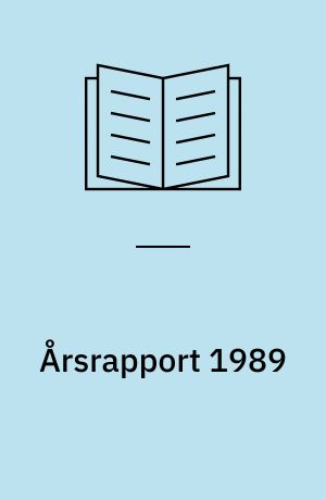 Årsrapport 1989