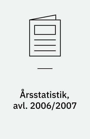 Årsstatistik, avl. 2006/2007