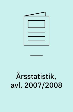 Årsstatistik, avl. 2007/2008