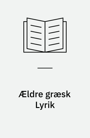 Ældre græsk Lyrik