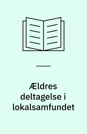 Ældres deltagelse i lokalsamfundet
