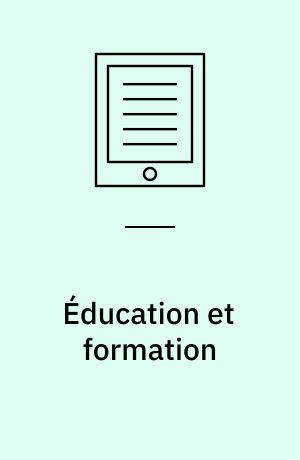 Éducation et formation : L'apport de la recherche aux politiques éducatives