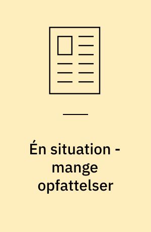 Én situation - mange opfattelser
