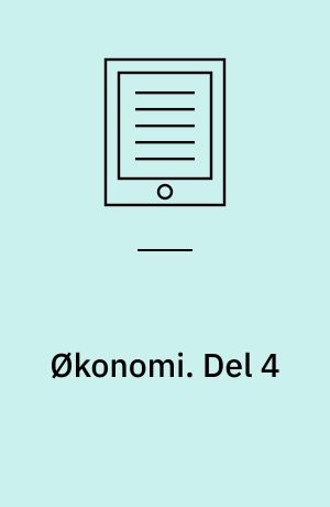 Økonomi : Bilag 3. Del 4