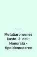 Metabaronernes kaste 2. del: Honorata tipoldemoderen