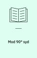 Mod 90° syd