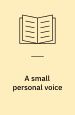 A small personal voice