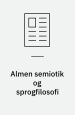 Almen semiotik og sprogfilosofi