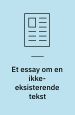 Et essay om en ikke-eksisterende tekst. Per Højholts ”Turbo” som en litterær kendsgerning