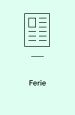 Ferie. Ferie I. Ferie II. I Apparatur nr. 10