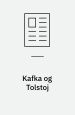 Kafka og Tolstoj: om kunst og kærlighed