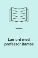 Lær ord med professor Bamse