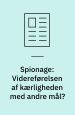 Spionage: Videreførelsen af kærligheden med andre mål