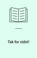 Tak for sidst. Alma