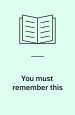 You Must Remember This